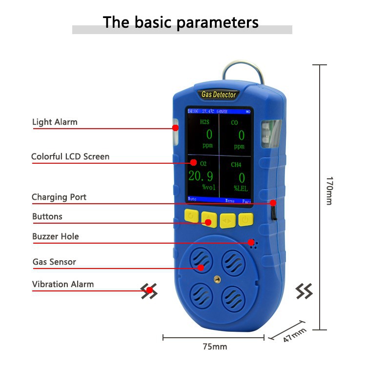 Personal Multi Gas Detector Suppliers Personal Multi Gas Detector Suppliers