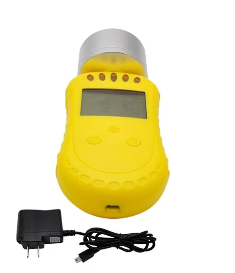Portable pump multi O2 H2S EX CO gas alarm detector
